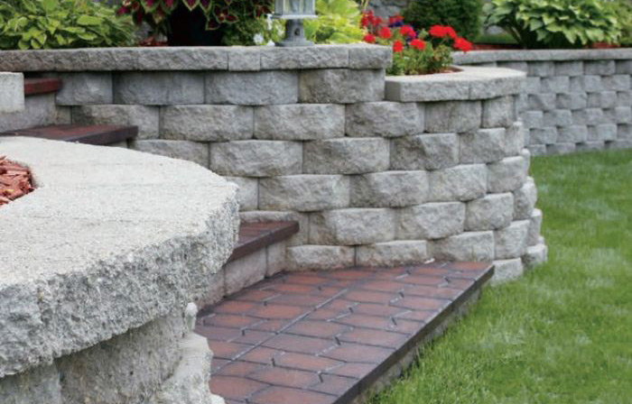 County Materials Winston Tri-Split Wall